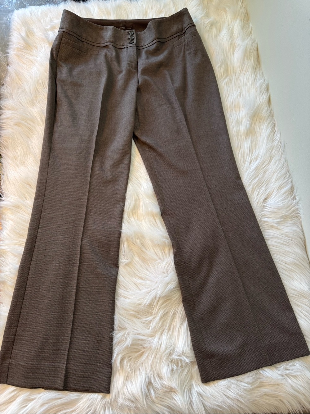 The Limited Brown Lexie Fit Dress Pants